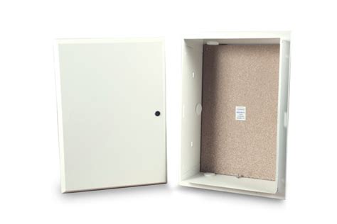 semi recessed electric meter box